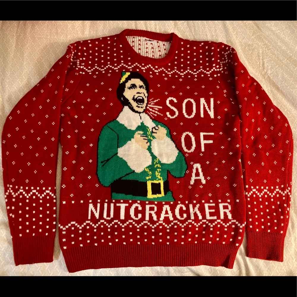Ugly Christmas Sweater - ELF Son of a Nutcracker